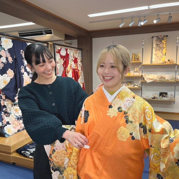 試着の様子